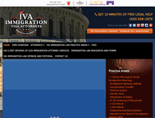 Tablet Screenshot of immigrationvisaattorneys.com